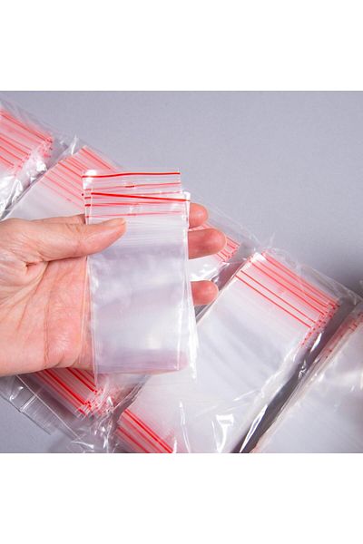 PALPAK Locking Nylon Bag 8.5X18 One Box 1000 Pcs