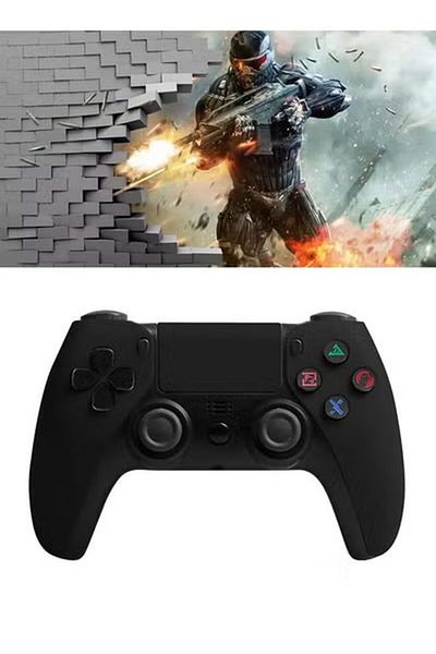 Generic DUNISO Wireless Bluetooth Controller PS4 Gamepad For Play Station 4 Rechargeable Lithium Battery Bla