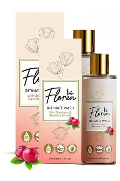 Floren غسول النظافة الحميمة - عبوة من قطعتين
