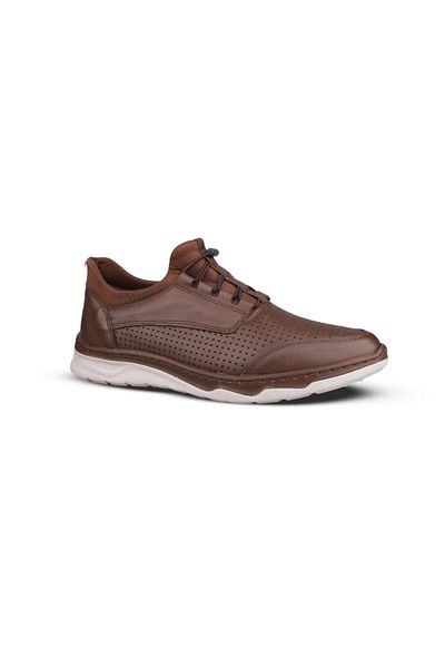M.P. Men's Casual Shoes - Brown, Leather