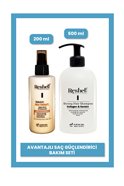 Reshell Avantajlı Özel Güçlendirici Saç Bakım Seti