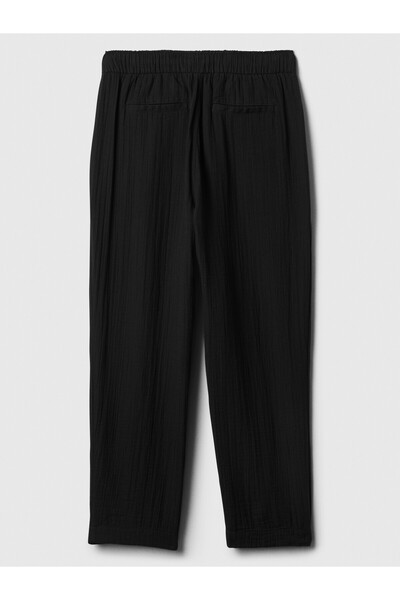 GAP Kadın Siyah Easy Gauze Pantolon