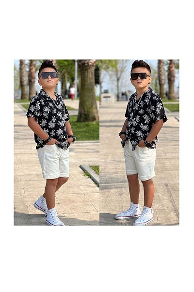 My Kids Wear Set de cămașă de in pentru băiat