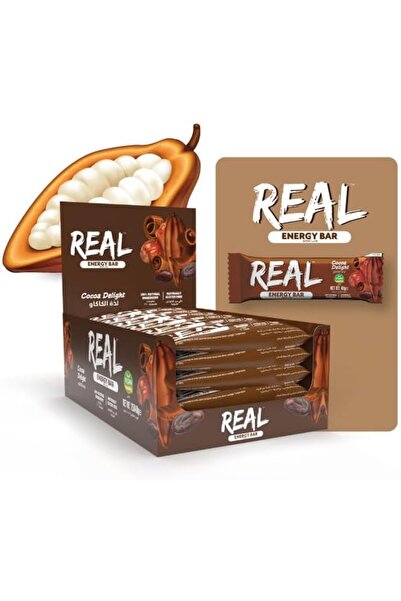 Superlife Real Energy Bar Cocoa Delight | 25x40 Grams Each | 100% Natural Ingredients | Naturally Gl