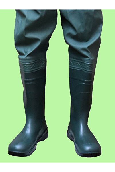 go out Μπότες ψαρέματος, 100% αδιάβροχο παντελόνι με μπότες, 55 Micron Seamless Hunter Fisherman Pantalon