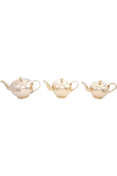 ALSAIF Practical teapot from Saif, 700/900/1200 ml, heat-resistant, golden color