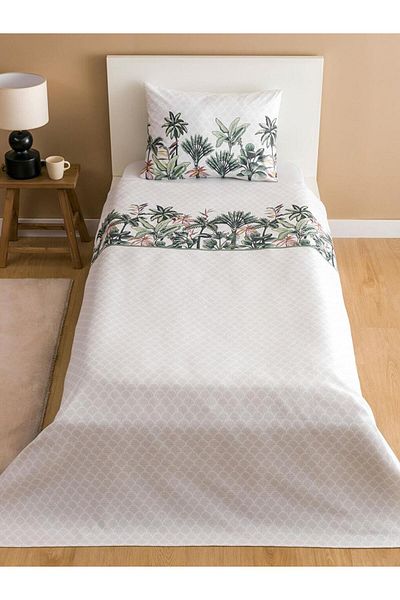 LC Waikiki Lcw Home Mixed Flower Printed Single Pique Set