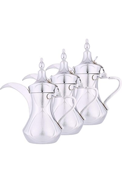 ALSAIF طقم دله نيشيب طقم 3 قطع كروم ( 1 )