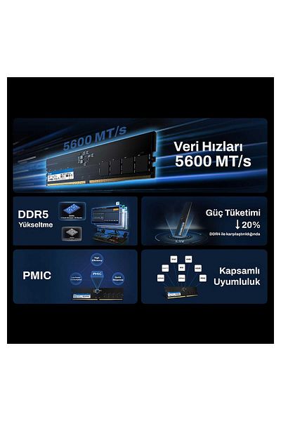 BiWini Biwin Bd5Ud32G56C46 32Gb Ddr5 5600Mhz 2Rx8 Desktop Ram