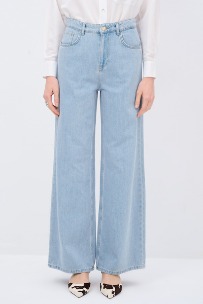 Love My Body Bol Paça Denim Pantolon