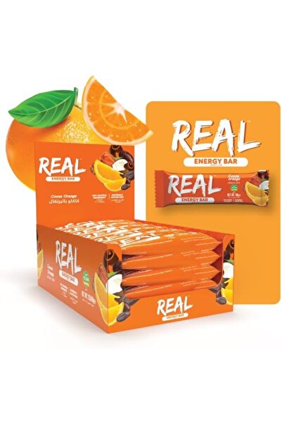 Superlife Real Energy Bar Cocoa Orange | 25x40 Grams Each | 100% Natural Ingredients | Naturally Glu