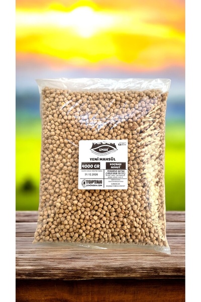 UMAK Yemeklik Koçbaşı Nohut 4 kg Yeni Mahsül