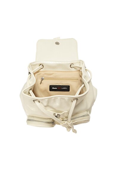 BATA Faux Leather Buckle Backpack 2