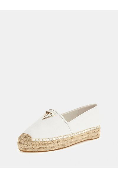 Guess Jolandy Women's White Ballerina Fljlndlea14-White