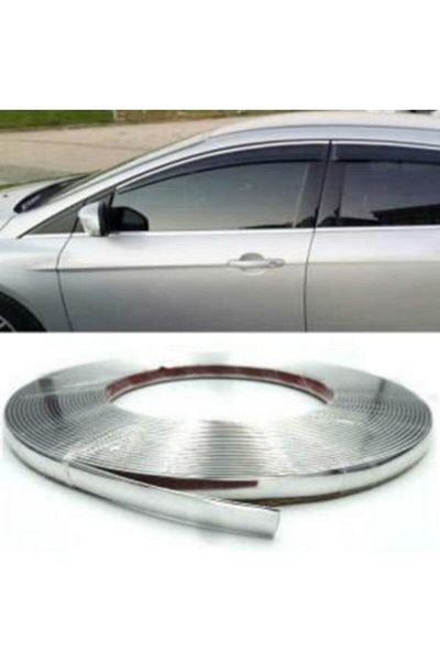 SAHLAN Vehicle Inside and Outside 3d Chrome Decorative Nickel Plates 9mm X 4 Meters