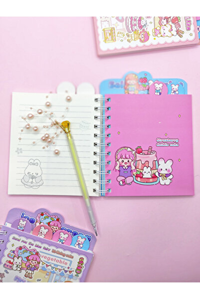 Limmy Милий записник А5 з закладкою у вигляді кролика (14x18 см) - синій