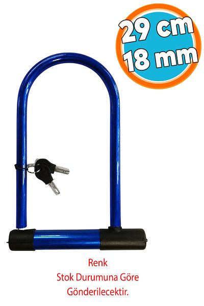 NZB Bike Motorcycle Steering U Lock 18 mm Chain 29 cm Theft Security