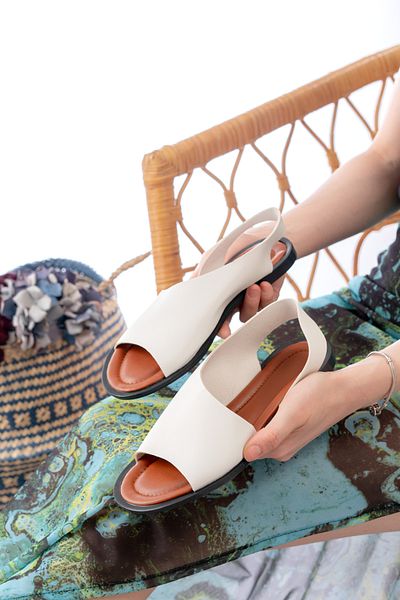 Slipcat Pwr Open Front Women Sandals Summer Shoes Babet