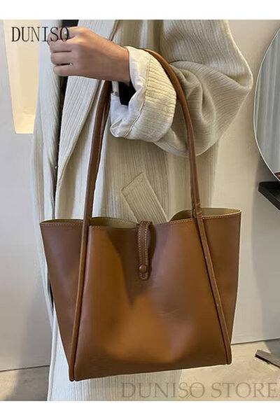 Generic Duniso Women's Shoulder Tote Bag Faux Leather Handbag Fashion Travel Crossbody Bag