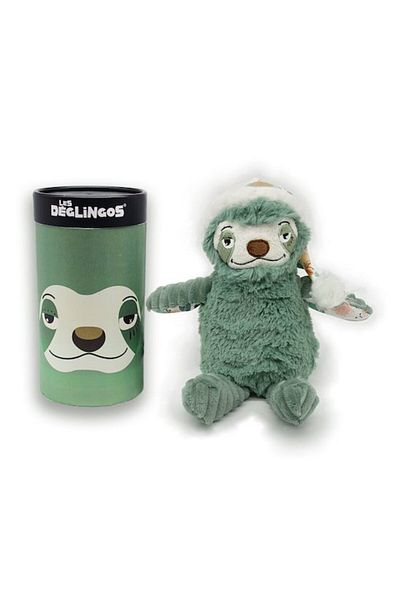 les deglingos PLUSH SMALL SIMPLY CHILLOS THE SLOTH IN BOX