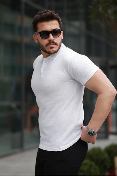 VİP LOKAL Μπλουζάκι με λευκό γιακά Polo Plain Lacos
