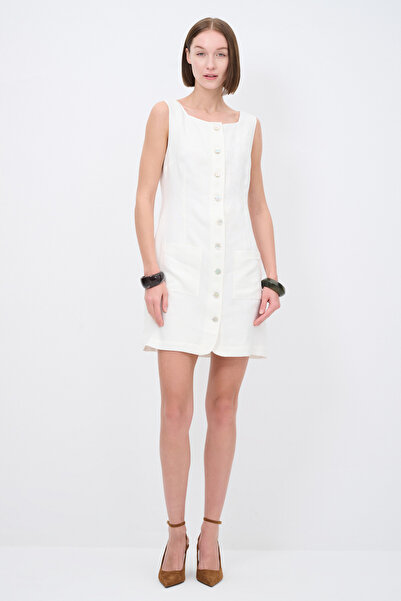 Love My Body Keten Elbise