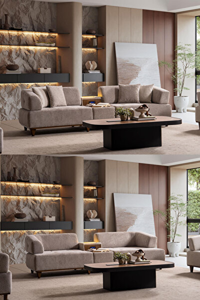 Eymense Dante Sehpa Modüllü Dörtlü Koltuk