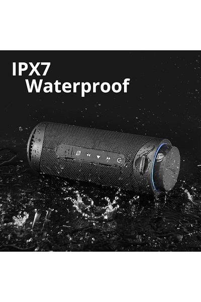 Tronsmart Tronsmart T7 30W Waterproof Portable Speaker, SouldPulse Audio with 360 Surround Sound Black
