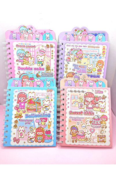 Limmy Милий записник А5 з закладкою у вигляді кролика (14x18 см) - синій