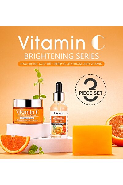 Disaar Vitamin C Cilt Bakım Seti Aydınlatıcı & Canlandırıcı 3'lü Set