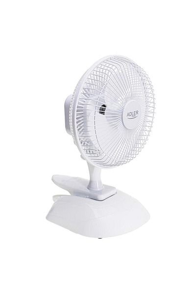 adler Ventilator de birou Adler AD7317, 30 W, 7 m3/h, 2 viteze (Alb)