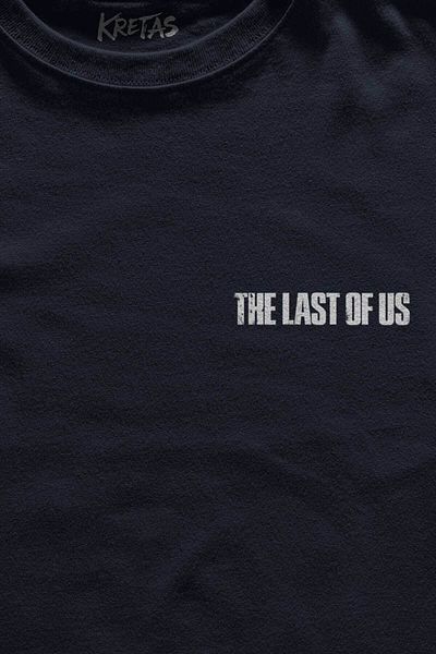 Kretas Μπλουζάκι Lacivert The Last Of Us Gamer Joel Elite Minimal με Πρόσοψη Unisex T-Shirt