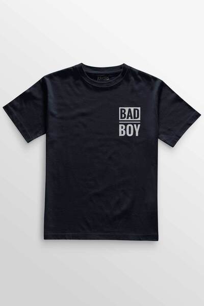 Kretas Mornarsko plava majica Bad Boy Badboy Bad Rascal Minimal Front Štampan...