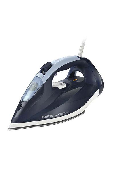 Philips Steam Iron 7000 Series - 50g/min Continuous Steam, 250g Steam Boost, SteamGlide Plus Solepla