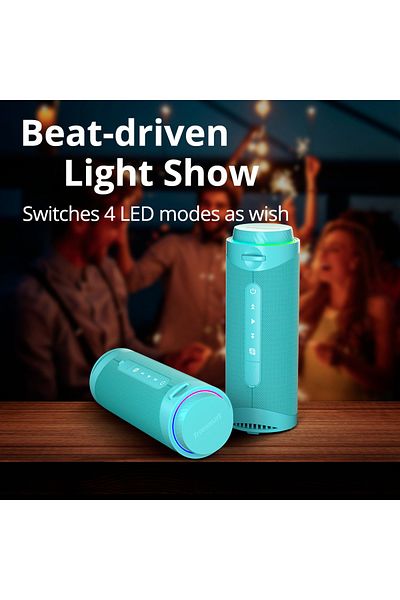 Tronsmart T7 30W Waterproof Portable Speaker, SouldPulse Audio with 360 Surround Sound Turquoise