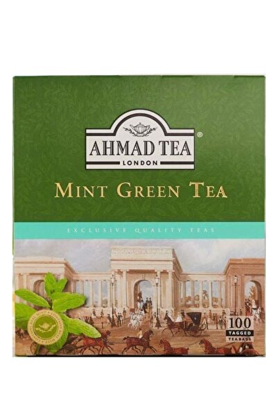 Ahmad Tea London Mint Green Tea 100 lü Naneli Yeşil Çay