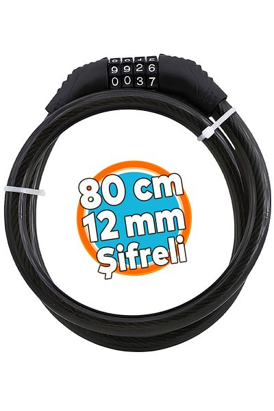 NZB 80cm Combination Rope Chain Combination Bike Lock 1Pc Theft Prevention Security
