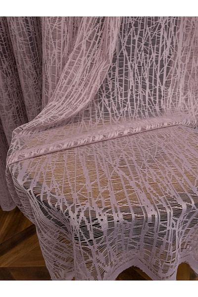 farbateks Powder,pink 3 Layers Pleated Tulle Curtain Broken Glass New Fashion Tulle Curtain