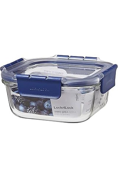 Mu Art Locknlock Tritan Top Grade Glass Square with Lid - 750ml
