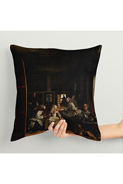 The Lucid Lab Las Meninas Double Sided Throw Pillow Cover 2 Pieces