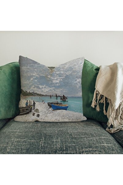 The Lucid Lab Двустранен калъф за възглавница „Плажът в Сент-Адрес“, 2 броя