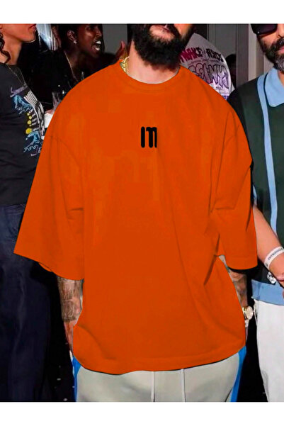 Revasser Unisex Men/Women's m Custom Printed Oversize Cotton Crew Neck T-Shirt