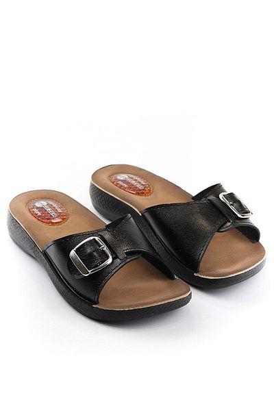 GEZER Heel Spur Gel Buckle Comfort Massage Sole Women's Daily Home and Outdoor Slippers