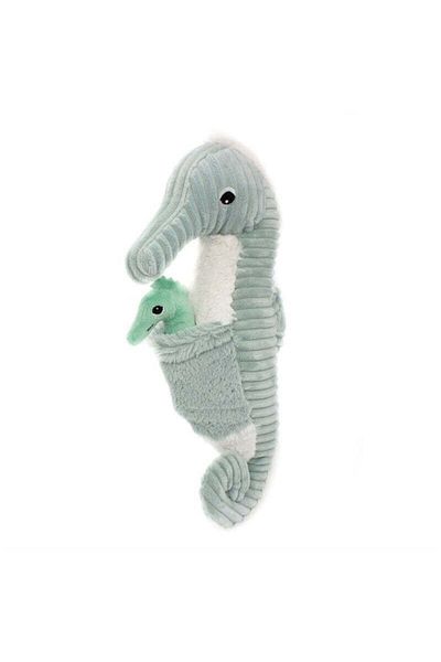 les deglingos PAPADOU THE SEAHORSE DAD & BABY MINT