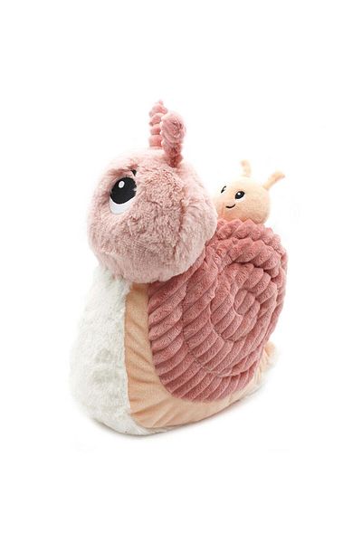 les deglingos SPEEDOU THE SNAIL MUM & BABY PINK