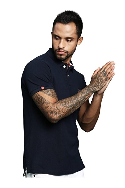 The Bear House تي شيرت بولو رجالي بقصّة عادية، ناعم وجيد التهوية، مثالي للارت...