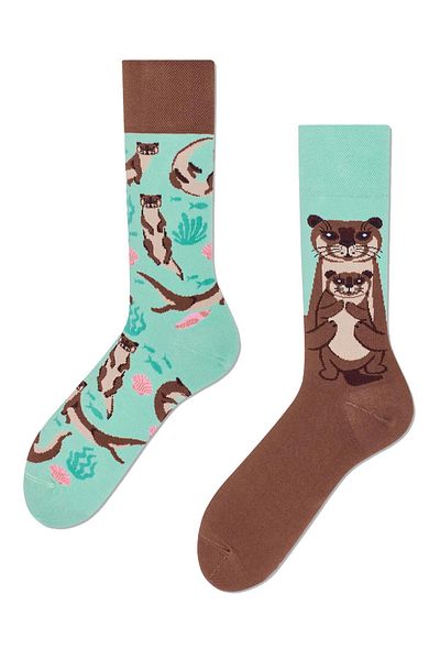 CARNAVAL SOCKS Комплект от 6 забавни чорапи с различни шарки на животни, десни и леви