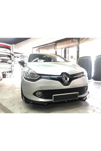 Genel Markalar Clio 4 Ön Ek Lip 3 Parça Parlak Siyah Voltex Tam Uyumlu
