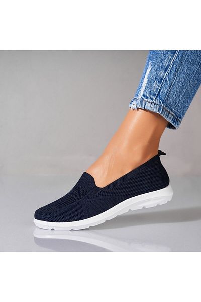 Joana Pantofi dama casual Albastri din Textil Xiara