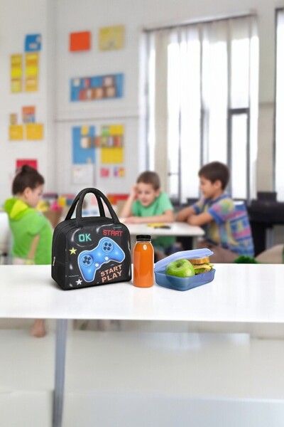 SürLaz Çocuklar İçin Beslenme Çantası Ve Termos Yemek Taşıma Çantası Okulda, Piknikte, Parkta Pratik Çözüm